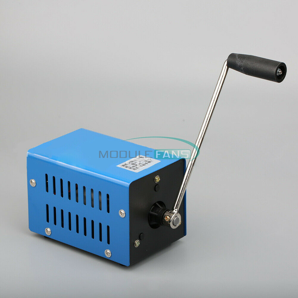 Portable Hand Manual Crank 20W Emergency Power Generator Electric USB Charger