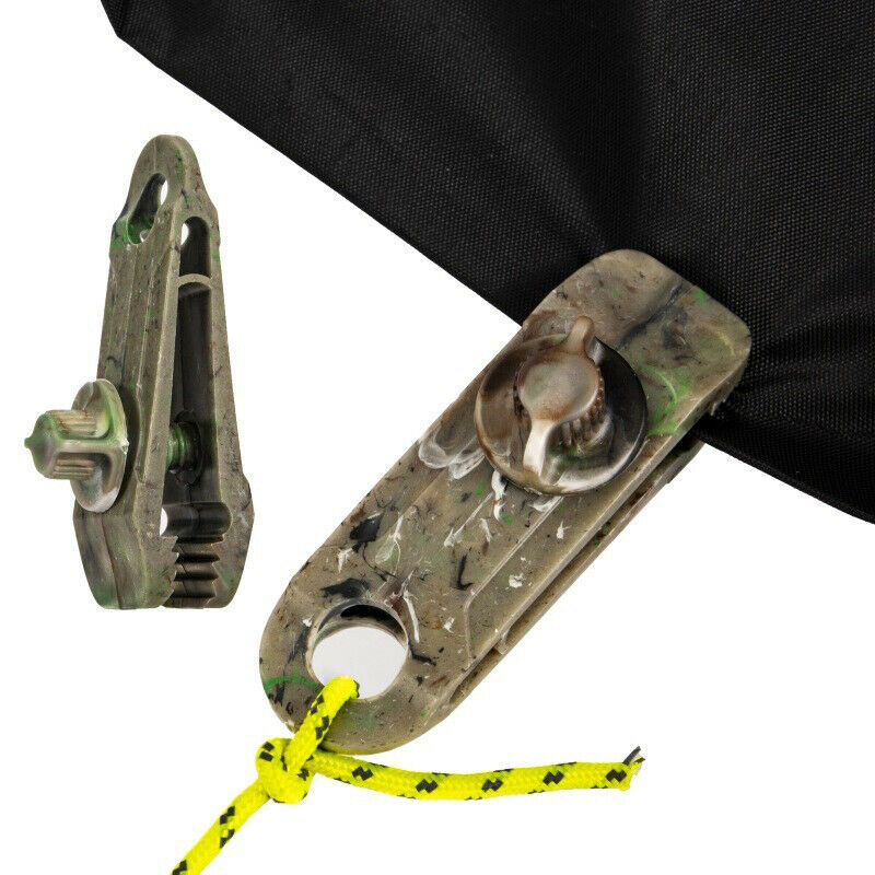 5pcs Tent Heavy Duty Clips Tarp Clamps Awning Cord Clip Guard Cover ClampSJCA