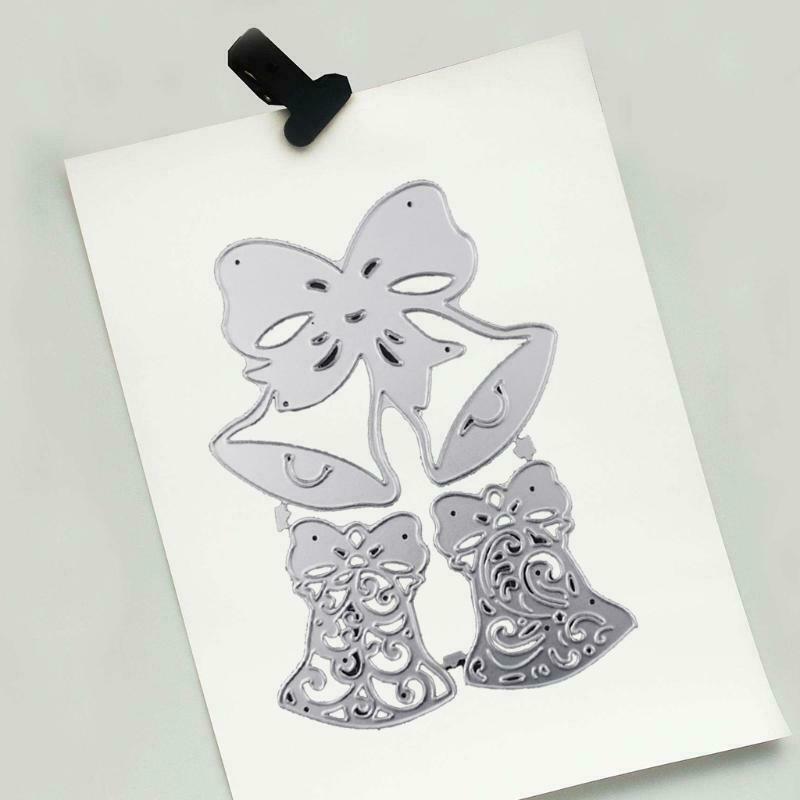 Christmas Bells Metal Cutting Dies Stencil DIY Scrapbooking Album Paper Template