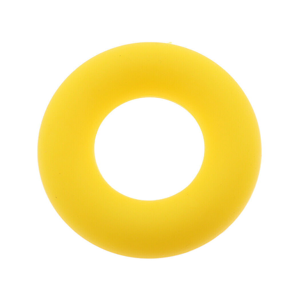 2 Pieces Finger Gripper Strengthener Hand Grip Exerciser Ring yellow