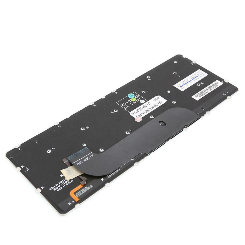 Portable Laptop Keyboard US Layout Quiet Silent Replace Part for Dell XPS 13