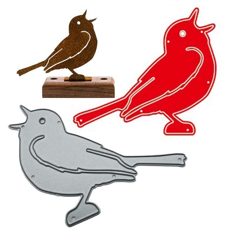 Standing Bird Metal Cutting Dies Stencil DIY Scrapbooking Album Paper Card Mold
