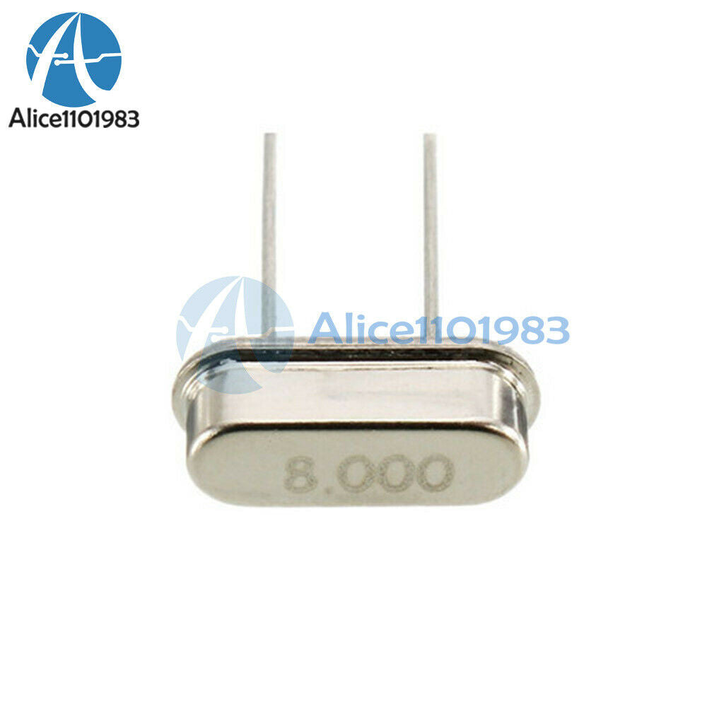 100PCS 8MHz /8.000 MHZ Crystal Oscillator HC-49S 8MHz