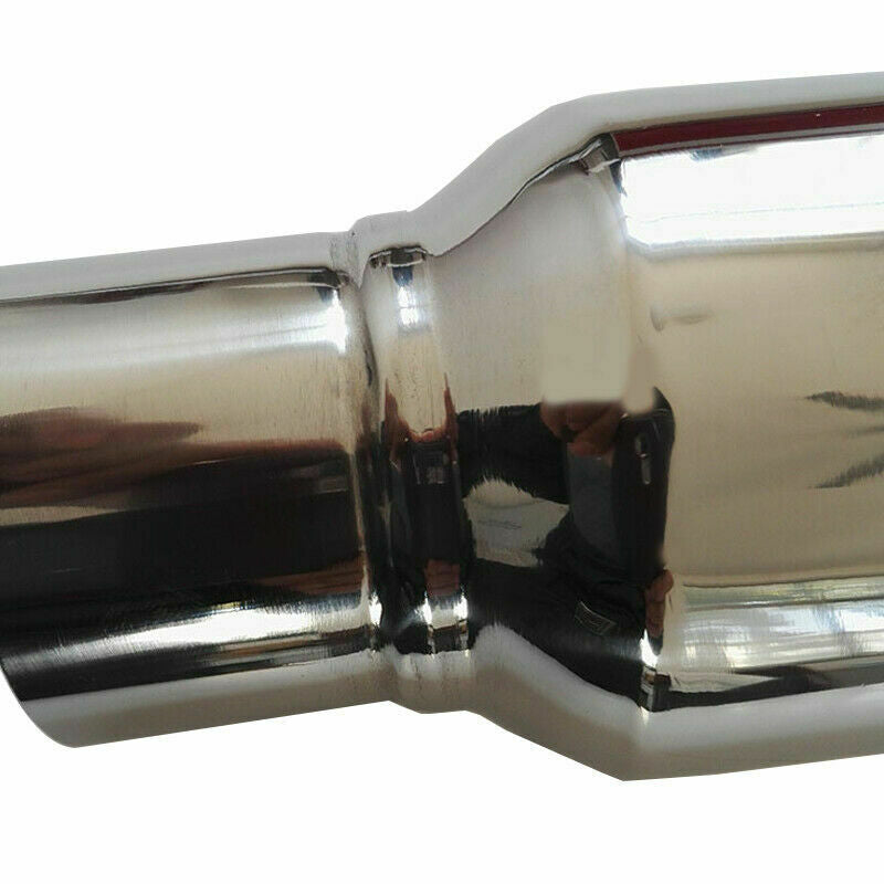 2.5" Inlet 2.5"Outlet Car Stainless Steel Exhaust Muffler Resonator 280mm Length