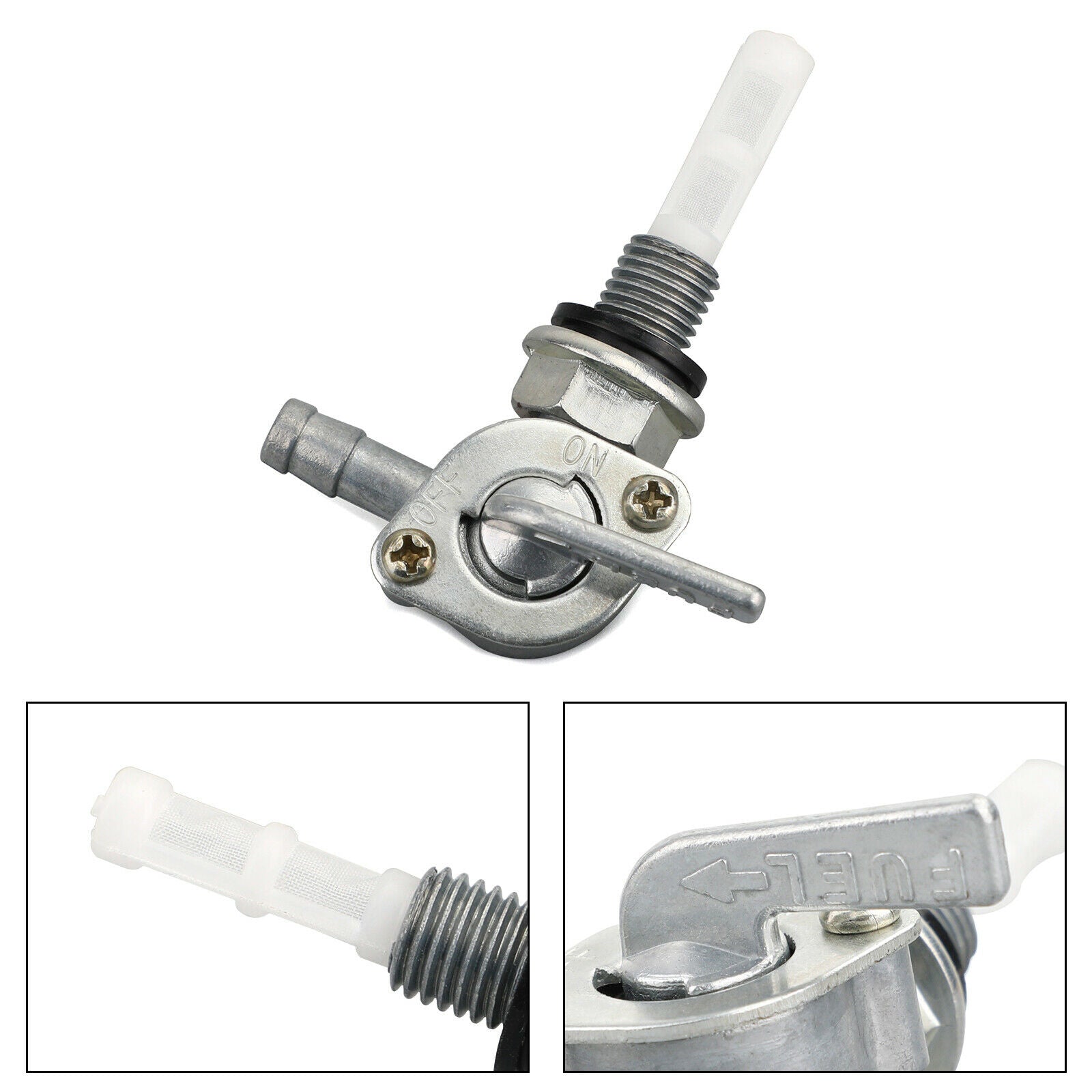 1X Shut Off Valve Gas Fuel Tank Pump Petcock Switch Gasoline Generator CE