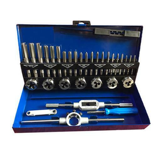 Metric Tap & Die Set M3-M12 1St 2Nd & Plug Finishing 32Pc Us Pro At607