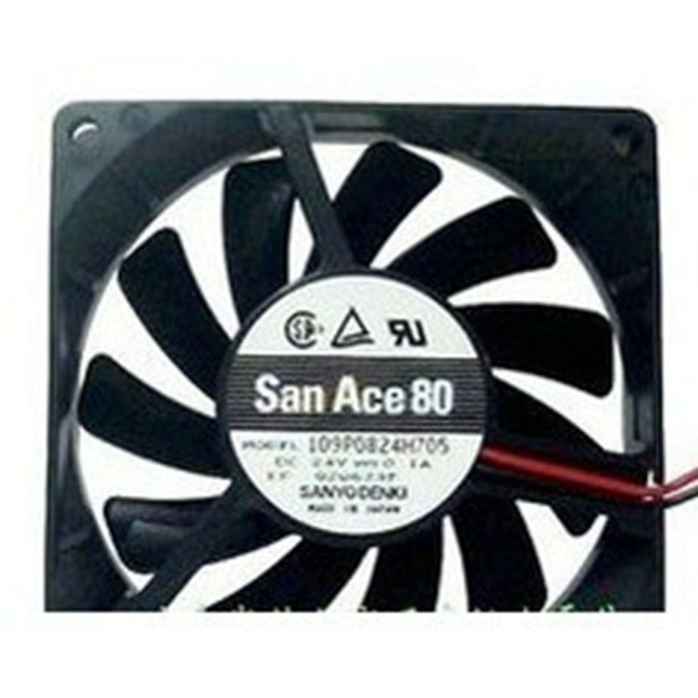 For SANYO 109P0824H705 DC24V 0.1A 80*80*15MM 2pin Axial cooling fan