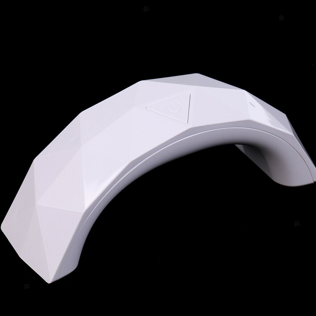 9W Nail Dryer LED UV Lamp Curing Nail Polish Gel Nail Manicure Light White