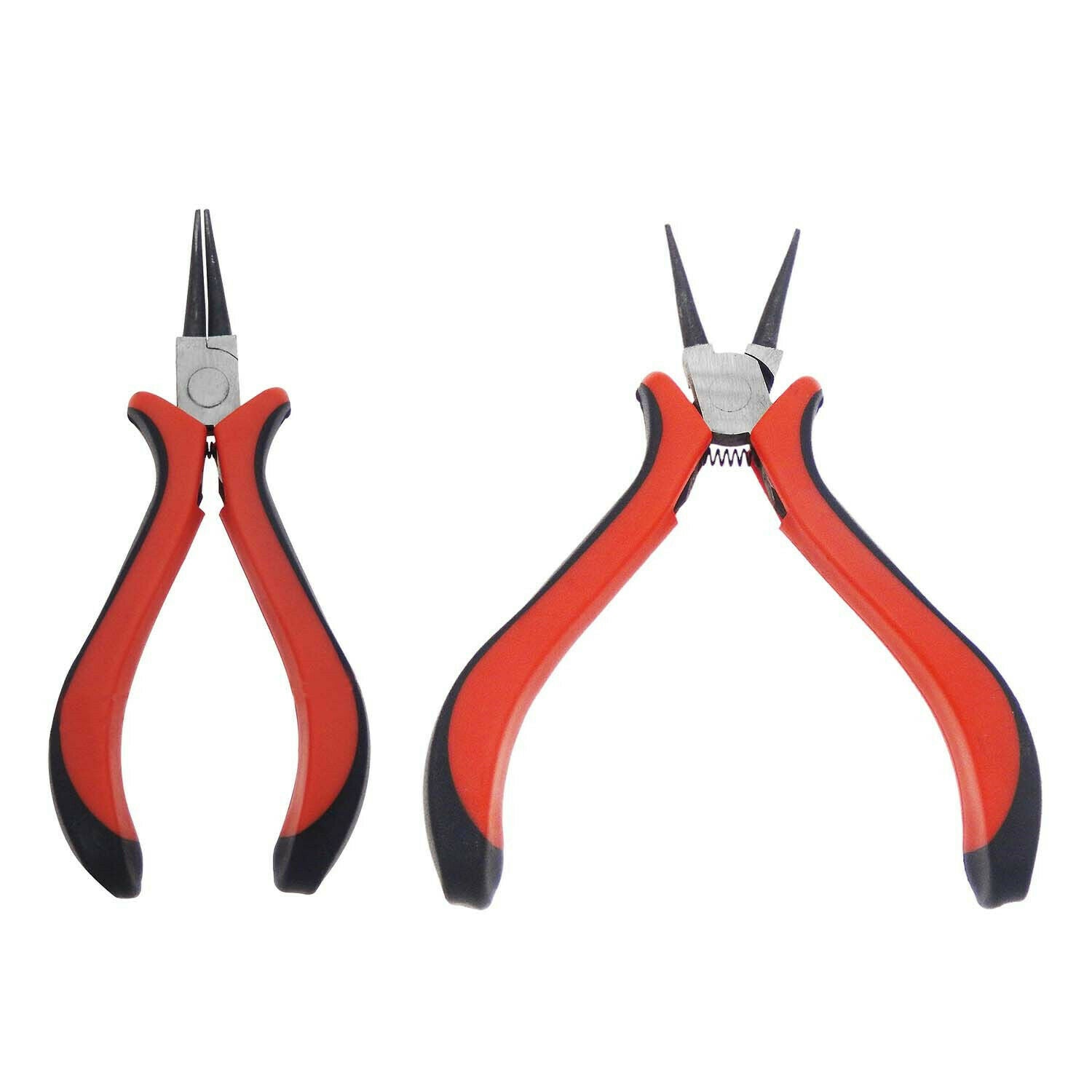 Needle Nose Pliers with Rubber Handle Modeling Jewelry Wire Work Repair Tool