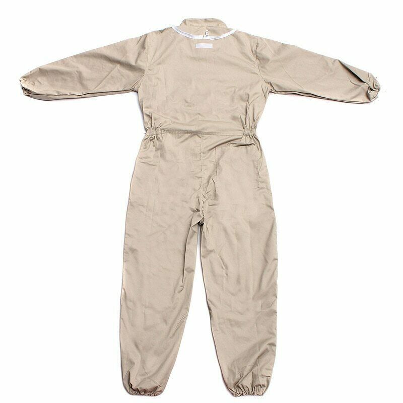 Beekeeping Bee-Proof Clothing Bee Protection Full Body Suit + Sheepskin Glove