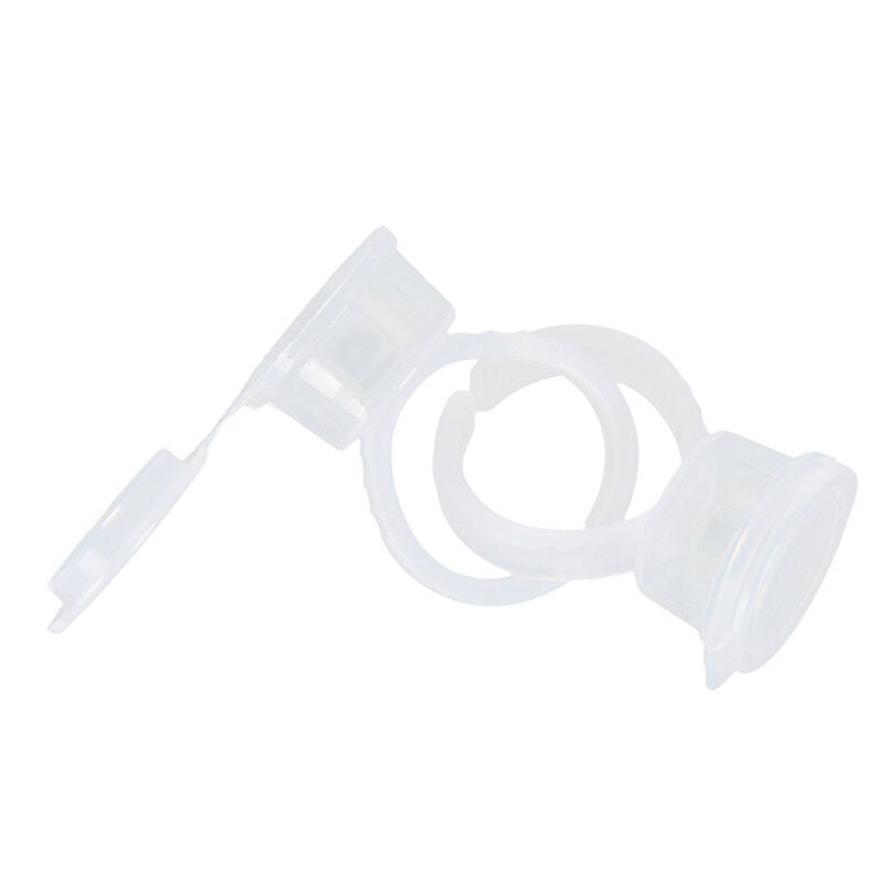 50pcs Pigment Tattoo Ink Cup Ring Holder Permanent Microblading Eyebrow MakeD SJ