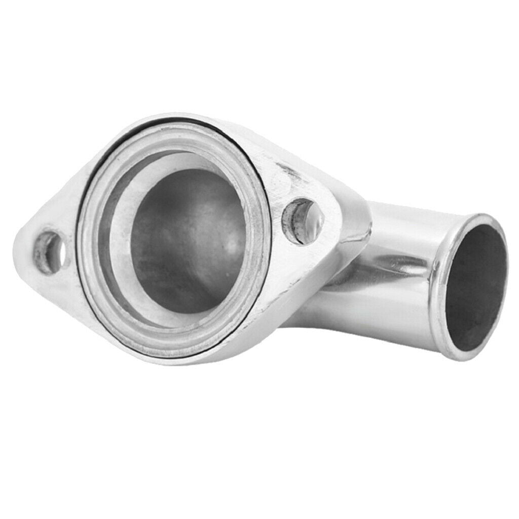 Polished Alloy 90 ° Water Neck Thermostat Housing With