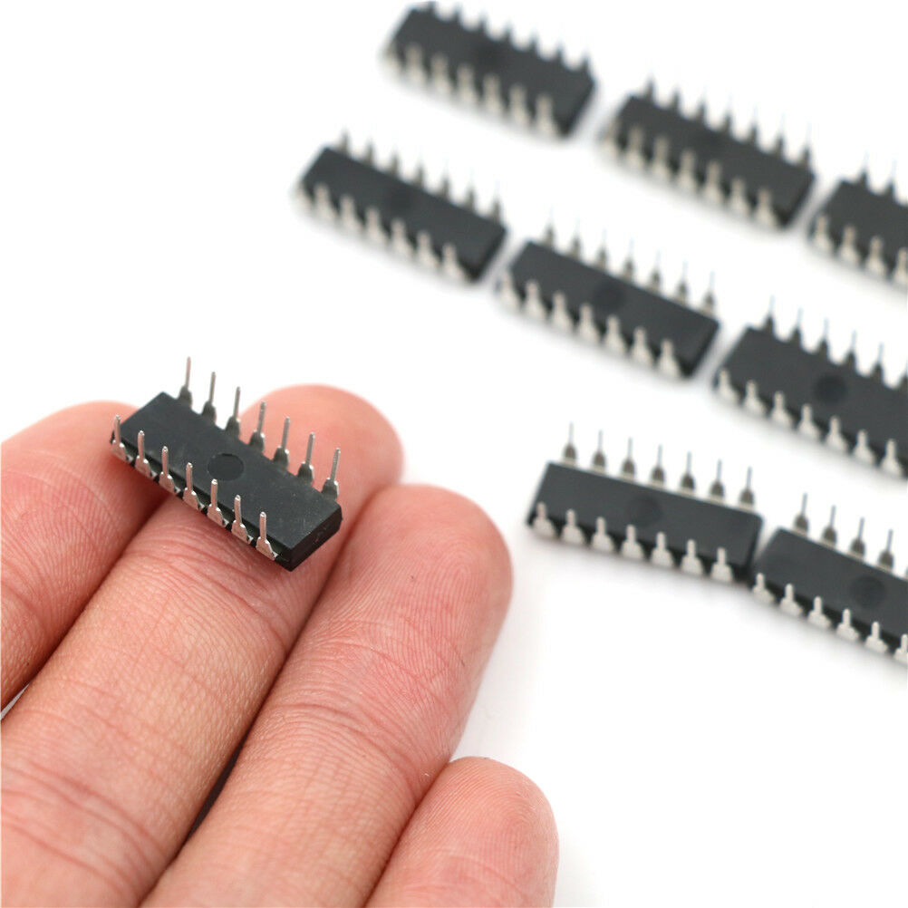 10pcs IC SN74HC14N 74HC14N 74HC14 CMOS INV 14-DIP .l8
