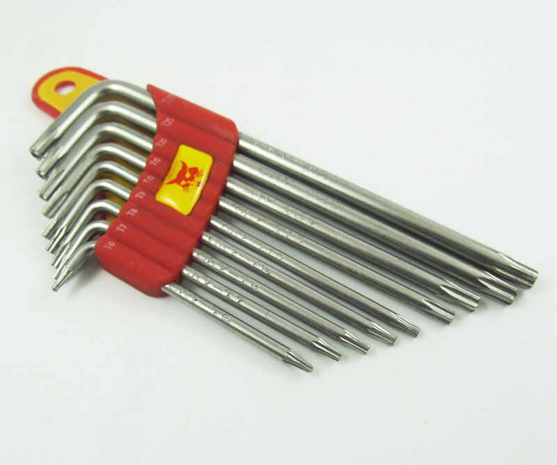 2 sets 9 in 1 T-Screwdriver Hollow Wrench Set Catamount Tools Kit CRV T6 - T27