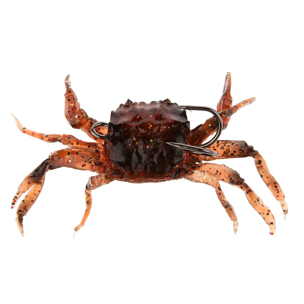 Fishing Lures Baits Acessories, Earth Worms and Crabs, Life-like, Soft Lure for