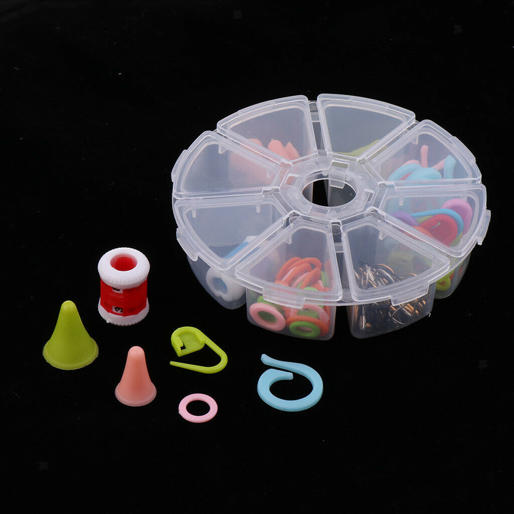 1 Set Knitting Tool Kit With Storage Case For Knitting Lovers Crochet Crafts