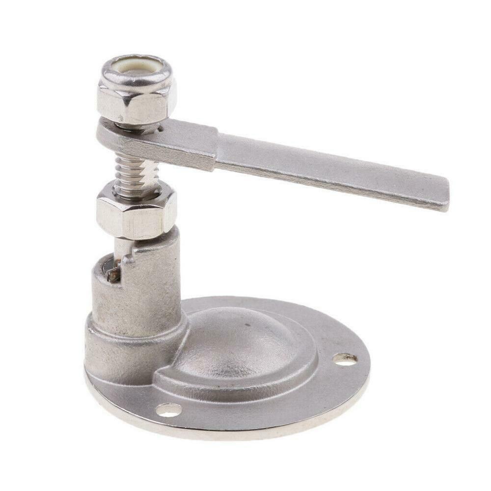 Boat Hatch Turning Lock Lift Ring Handle Latch- 2" - Marine Stainless Steel