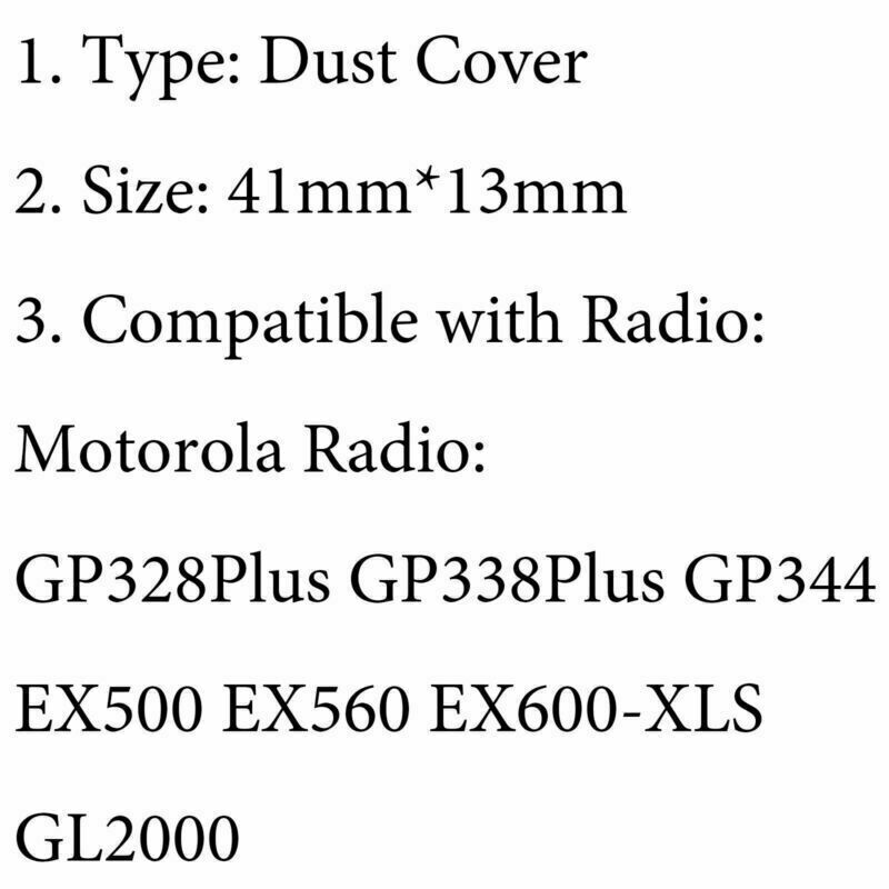 5Pcs Dust Cover For  GP328Plus GP338Plus GP344 GL2000 EX500 EX560 CA