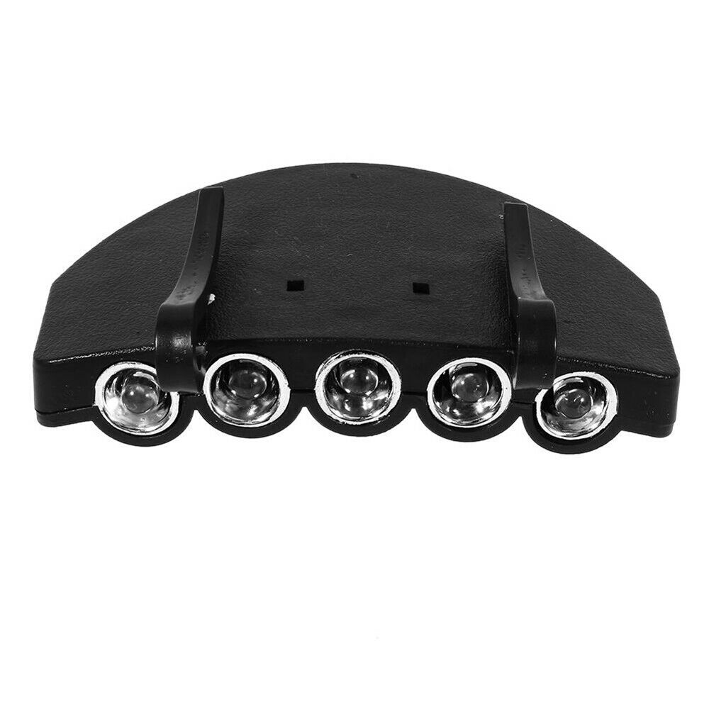 Lampes Frontale Clip On Cap Hat Head Light Lamp Torch Fishing Camping Hiking