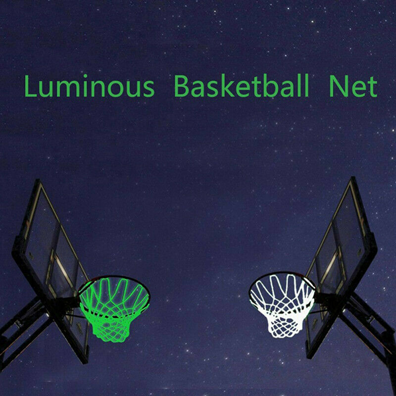 Outdoor Glow In The Dark Fluorescence Light Up Luminous Basketball Net Hoop