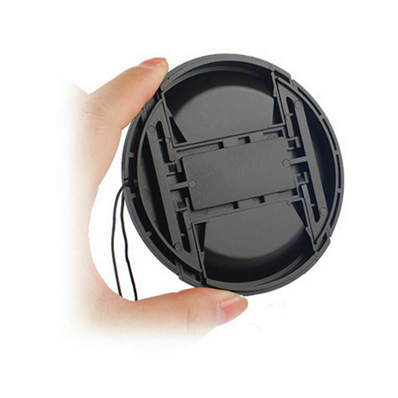 49mm Camera Snap-on Front Lens Covers For Canon Nikon Fuji Sony with String