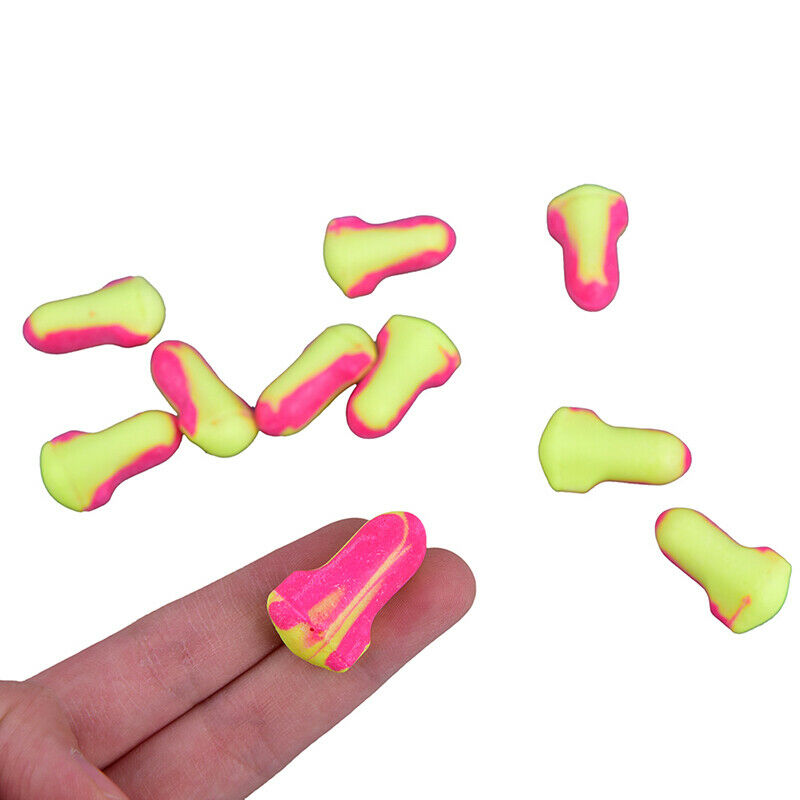 10Pairs Ear Plugs Foam Anti Noise Ear Plugs Ear Protectors Soundproof Earpl SJ