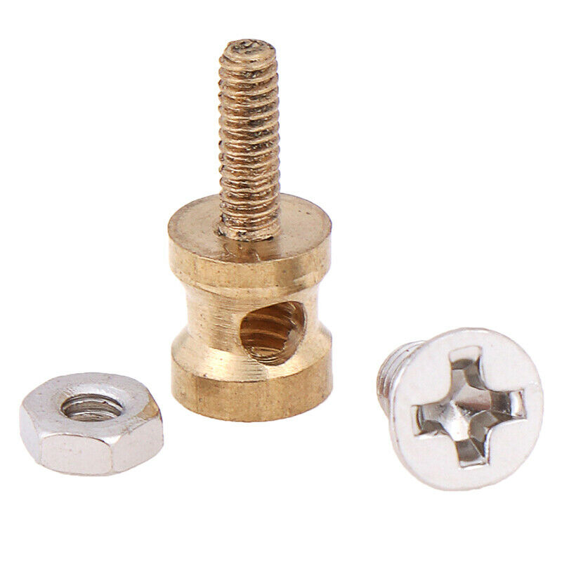 10Pcs Brass Linkage Stopper for 2.1mm Pushrod Connector for RC plane Mode.l8