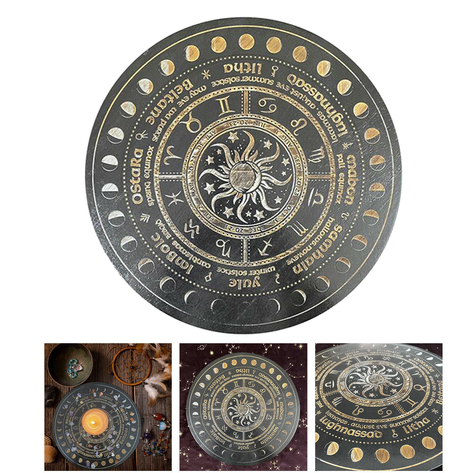 Pendulum Board Witch Divination Divination Game Metaphysical Dowsing Board