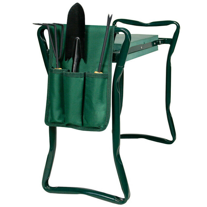 2Pcs Tool Side Bag Pockets Pouch for Garden Bench Garden Kneeler Stool GardeBDA