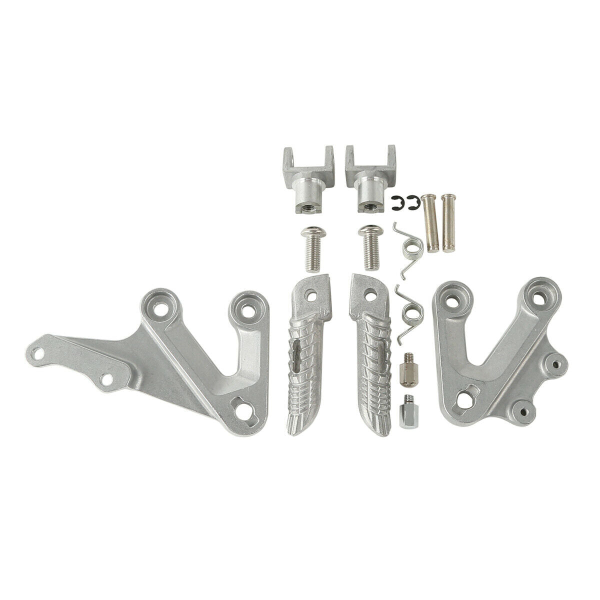 Front Rider Foot Pegs Footrest Bracket Fit For Suzuki GSXR1000 2003-2004