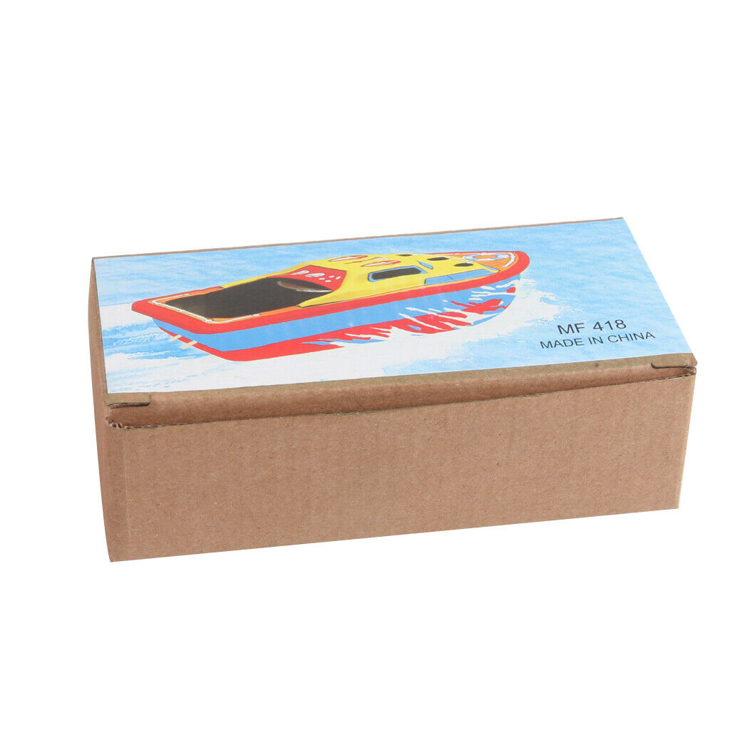 Classic Heat Steam Candle Powered Boat Ship Speedboat Gift for Office Home