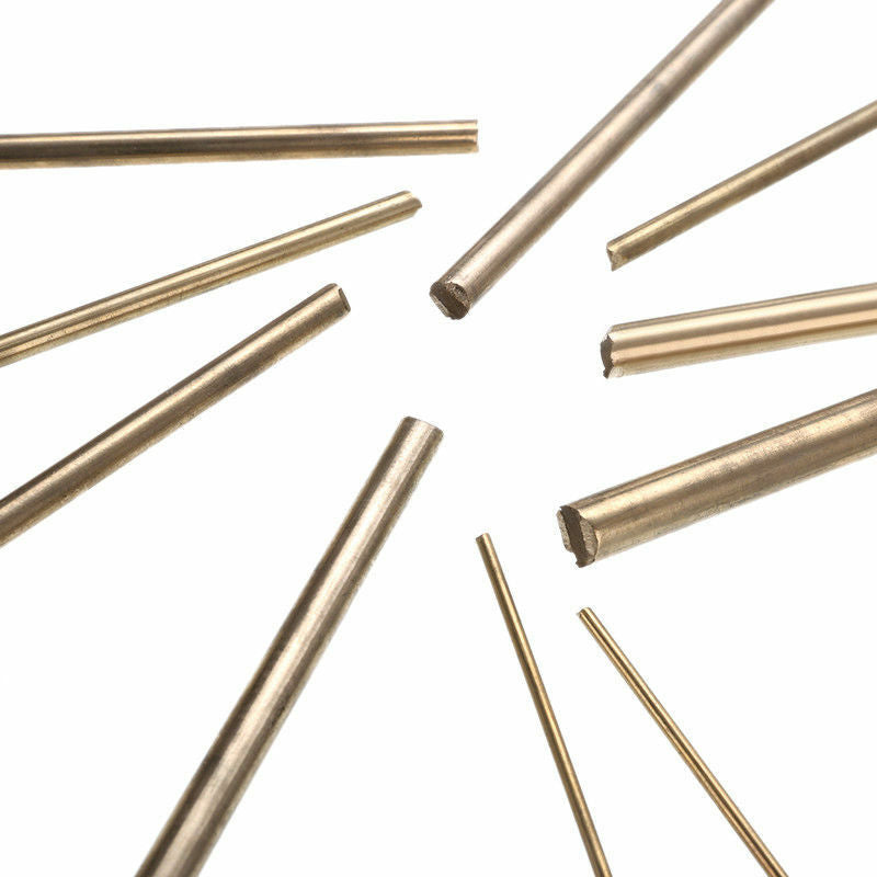 15PCS 2-8mm Golden Brass Rod Bar DIY Watch Tools Craft Parts Watchmaker Lathe