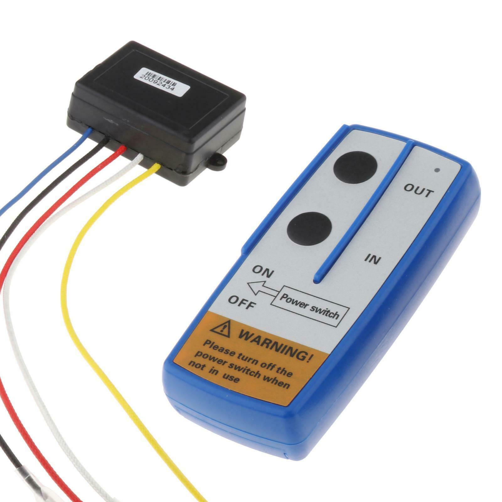 New Wireless Winch Remote Control Switch Universal For Easy To Install