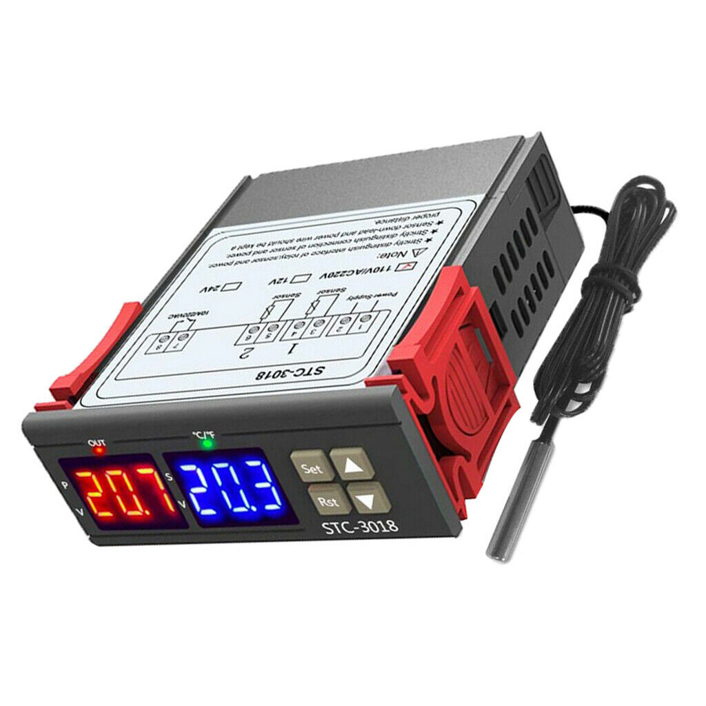 Temperature Controller Celsius&Fahrenheit C/F Thermoregulator Thermostat 12V