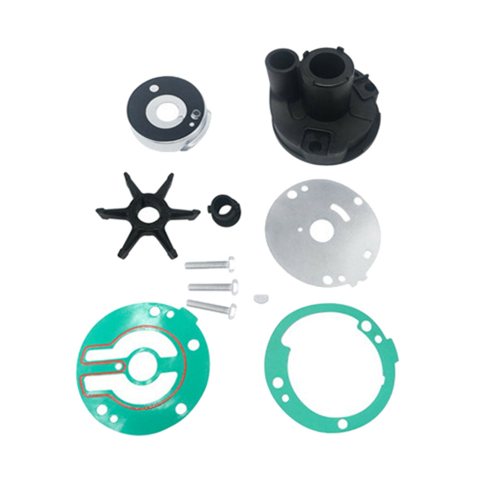 Water Pump Impeller Repair Kit for Yamaha 25HP 30HP 689-W0078-04-00 Replace