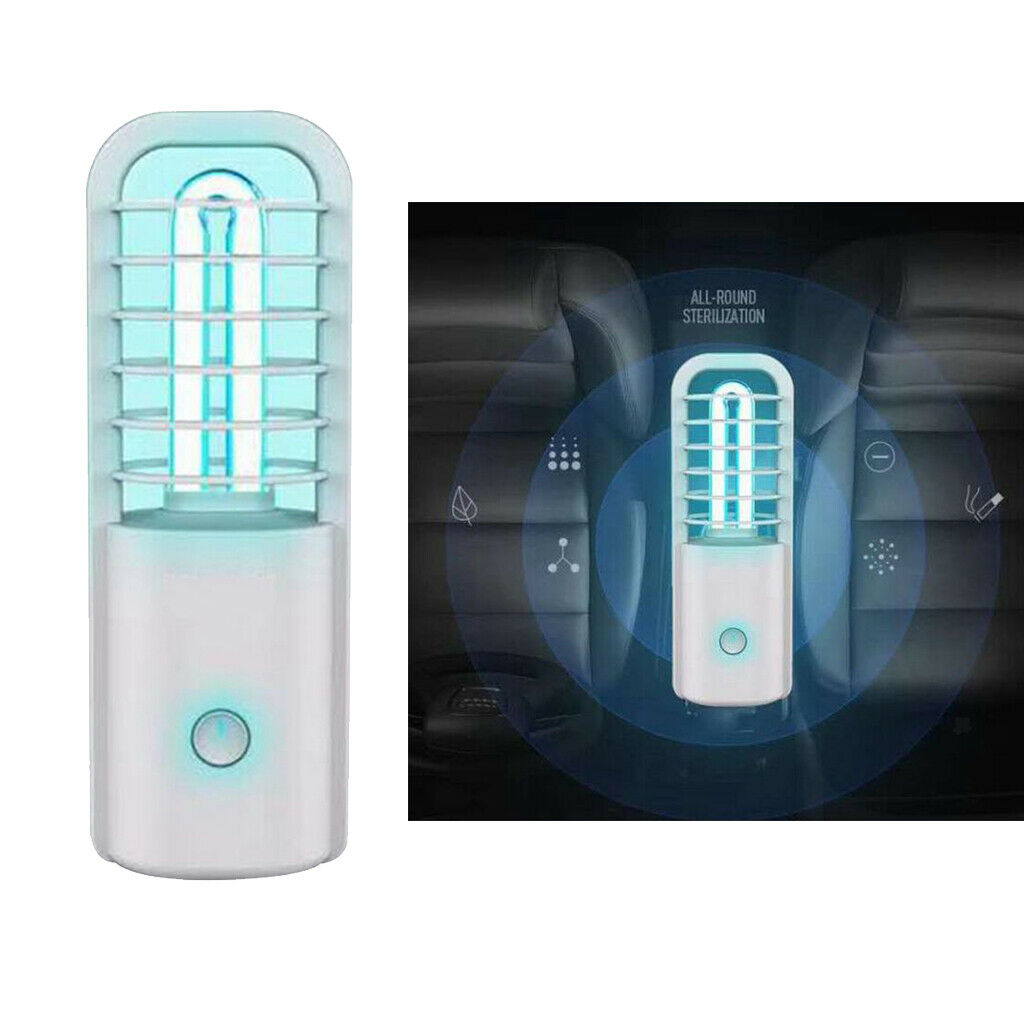 Rechargeable UV Ozone Sterilization Lamp Light for Home Toilet Bedroom