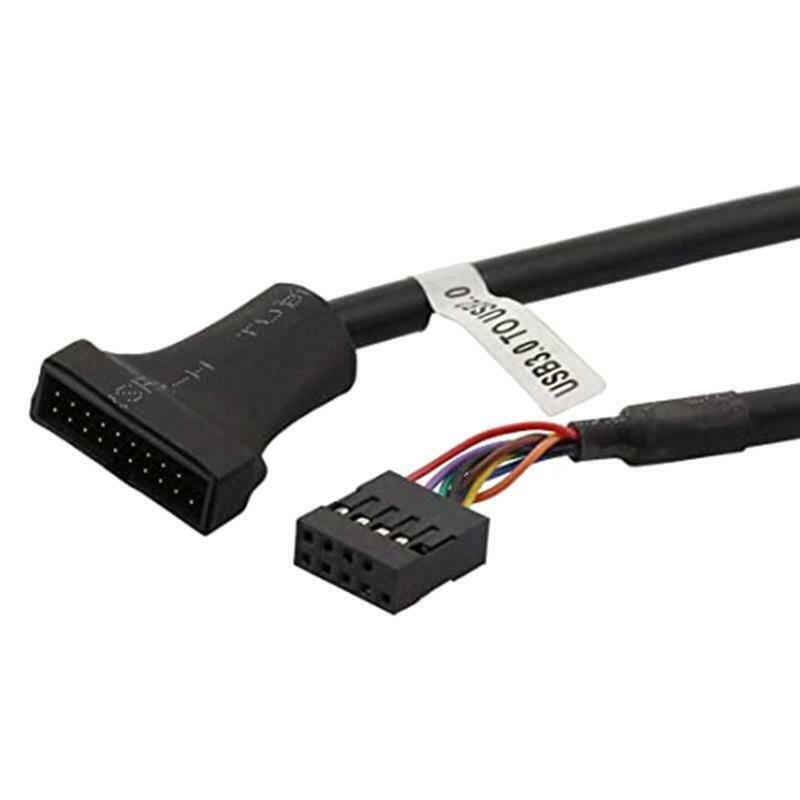 2-Pack USB 3.0 20 Pin Female to USB 2.0 9 Pin Connectors Motherboard Cable