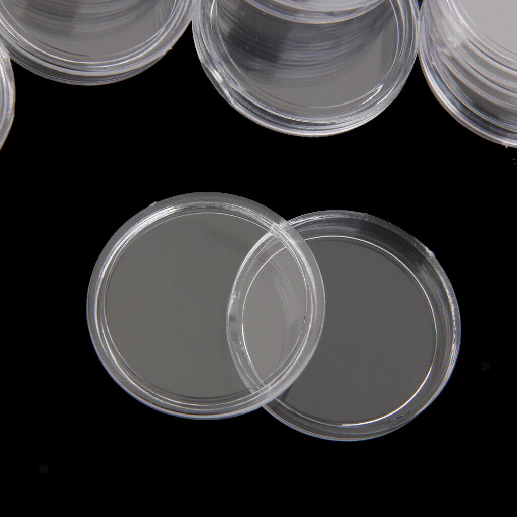 200/set Sheer Memorial Coin Capsules Coins Protector Storage Case 20/25mm