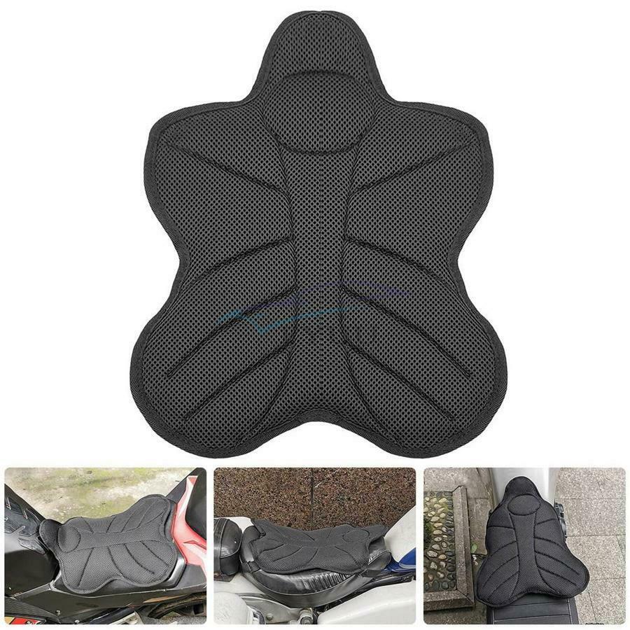 1 Set 35.5×30.5cm Non-Slip Motorcycle Heat Insulation Elastic Seat Cover Cushion