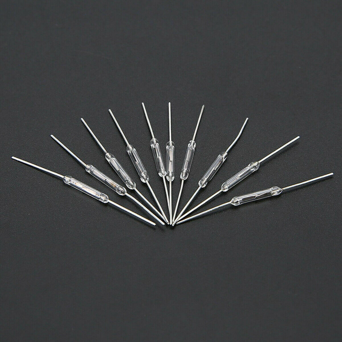 10x 14mm Glass Magnetic Induction Reed Switch MagSwitch Normally Open