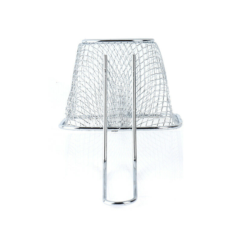 French Fries Basket Portable Stainless Steel Chips Kitchen Mini Frying Ba.l8