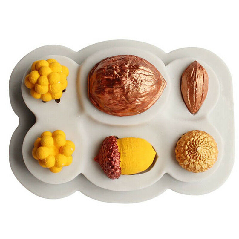 Nut Silicone Mold Fondant Mould Chocolate Mold Baking Cake Decorating Mou.l8