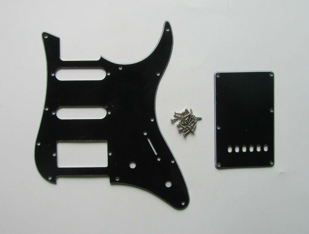 Guitar Pickguard and Trem Cover fits Yamaha PACIFICA Guitar Black 3 Ply