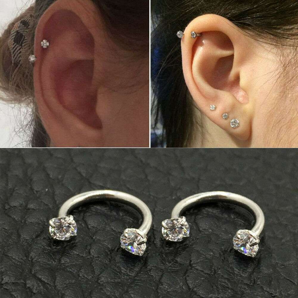 1Pc Piercing Septo Nose Lip Ear Septum Cartilage Captive Hoop Ring Jewelry Hot