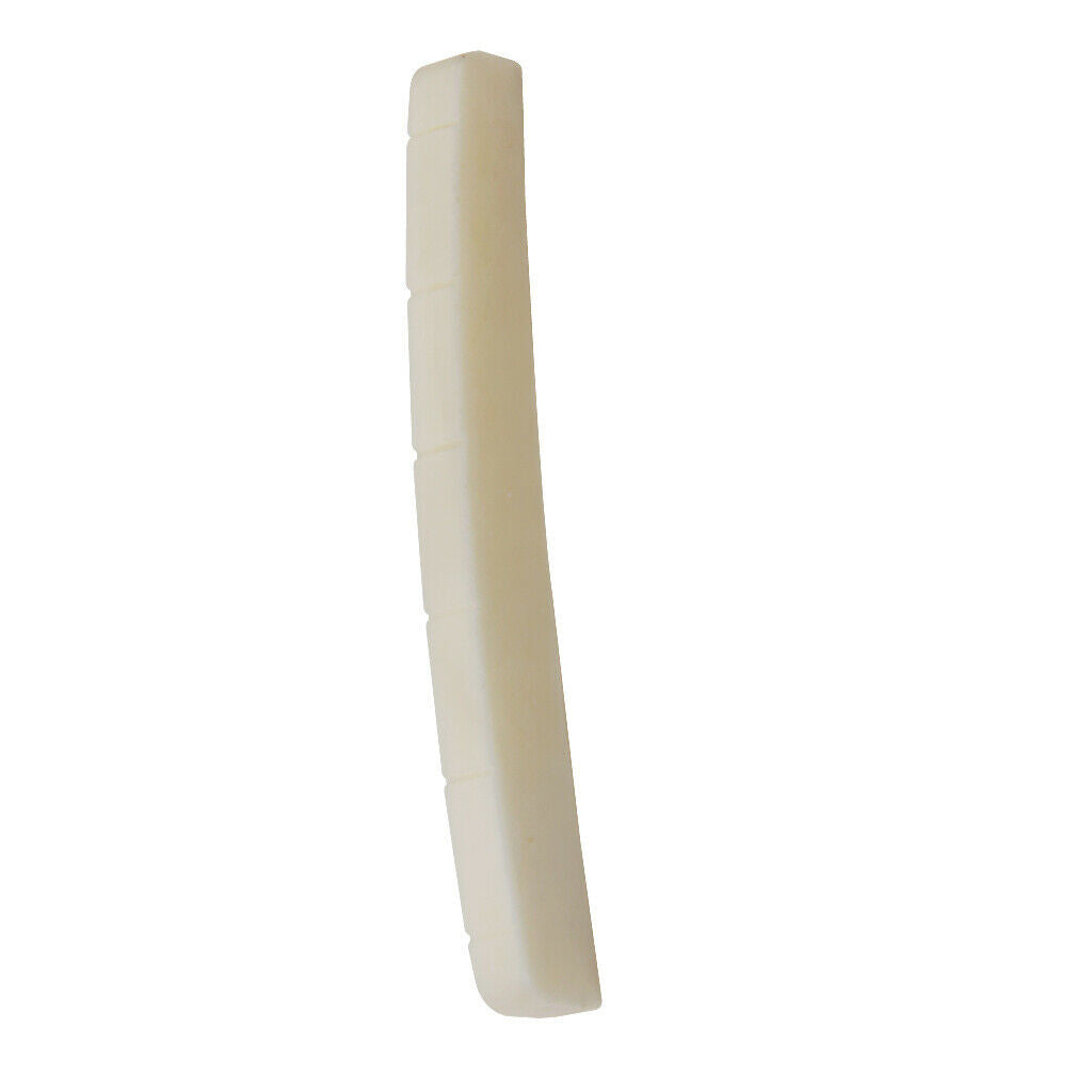 6x Beige Buffalo Bone Slotted Nuts for    Guitar