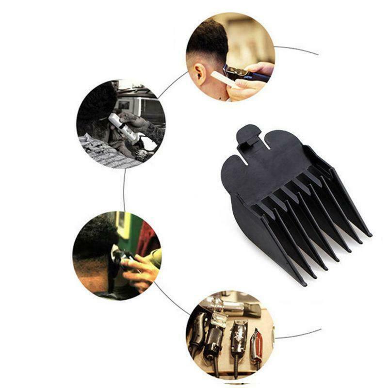 2pcs 1.5mm 4.5mm Barber Shop Styling Guide Comb Hair Trimmer Clipper