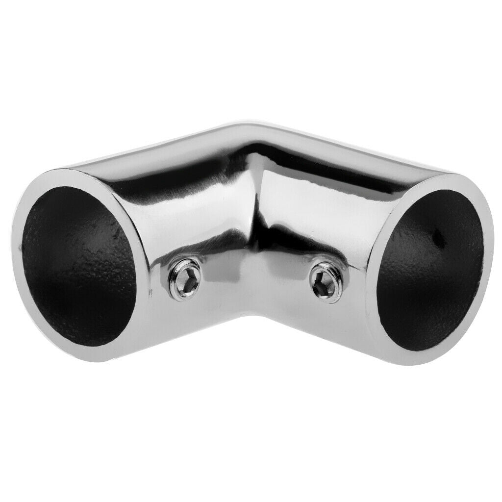 Heavy Duty Boat Hand Rail Fitting 90 Deg - 7/8 inch Elbow Stainless Steel Marine