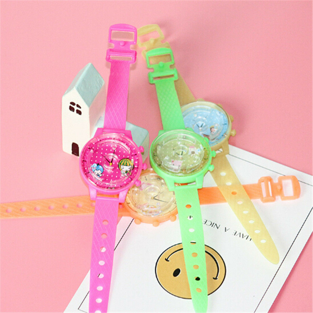 3pcs Colorful Ball Maze Game Puzzle Labyrinth Watch Toys for Kids Birthday.l8