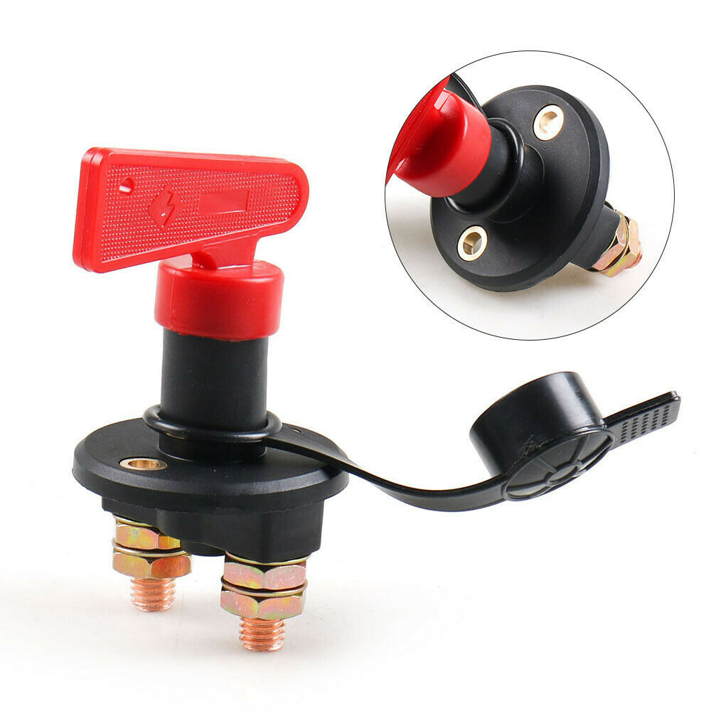12V 24V Disconnect Battery Isolator Cut Off Kill Switch Key For Car Marine Boat