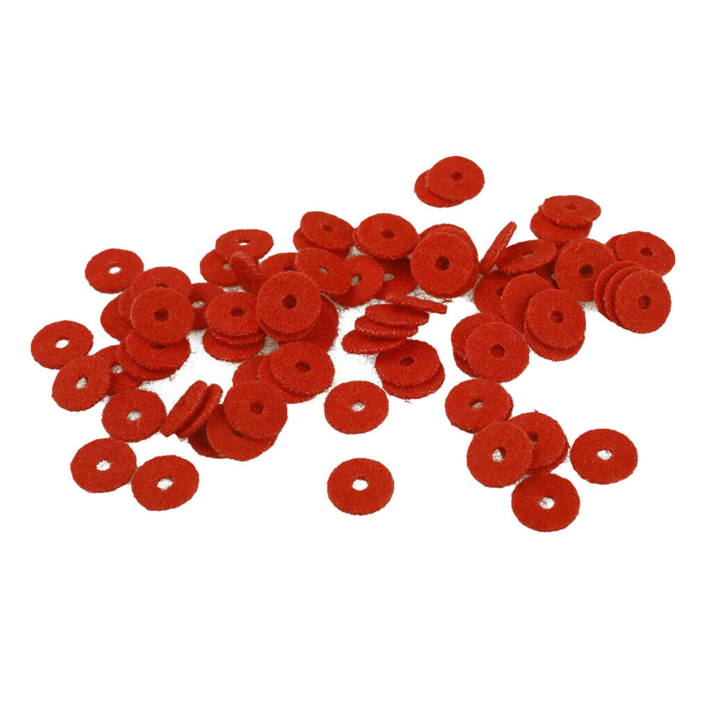 90Pcs Piano Felt Balance Rail Keyboard Punches Balance Washers Spare Parts
